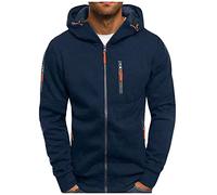 Veste Homme à Capuche Zippée - Pull de Travail Sweat-shirt Sport