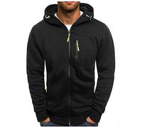 Veste Homme à Capuche Zippée - Sweat-shirt Léger Sport Pull