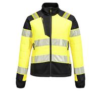 Veste Hybrid Baffle Hv pour femme Pw3 - Taille M - Jaune/Noir - Portwest