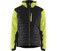 Blakläder Veste hybride T.L 593021173399-L à capuche Jaune fluo/Noir