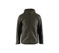 Veste Softshell à capuche 4753 Vert Kaki/Noir Blaklader - 475325164599 M