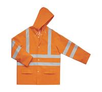 Veste imperméable haute visibilité Delta Plus orange, taille XL
