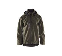 Veste imperméable hiver Blaklader Technique doublée - Vert Olive/Noir - XXL