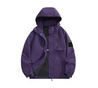 Veste Imperméable Homme Travail Blouson Coupe Vent Impermeable Etanche Softshell Automne Chantier Capuche De Pluie Vêtements Randonnée Imperméables Habit Chasse Grande Taille