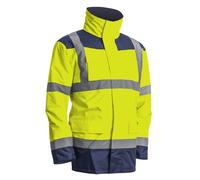 Parka 4 en 1 KANATA - parka + veste thermique - jaune et bleu marine - 3XL Coverguard