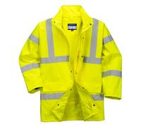 Veste Manteau Portwest RT60 Hi Vis Imperméable Non Doublée Légère Respirante