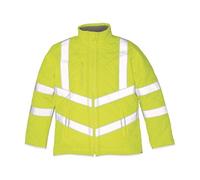 Veste Matelassée Sécurité Haute Visibilité - Hvw706 - Jaune Fluo