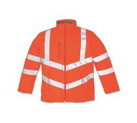Veste Matelassée Sécurité Haute Visibilité - Hvw706 - Orange Fluo