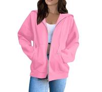 Veste Pull Personnalisé Outfit Suivi De Ma Commande en Cours Livraison Sweat Femme Zippé A Capuche À Paillettes Rose S