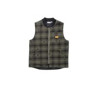Veste sans manche Service Works Thistle Plaid Padded Vert M
