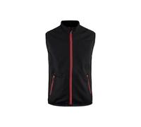 Blakläder Blakläder Gilet Softshell Service Plus, Noir / rouge, Taille unisexe: M Quantité:1