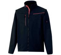 Veste Softshell 2 en 1 coupe-vent et déperlante SOCCIA - noir - L DELTA PLUS