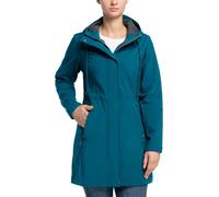 Veste softshell Damen, respirante, imperméable, coupe-vent, capuche, idéale pour les saisons intermédiaires, modèle long