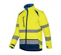 Veste Softshell haute visibilité coupe vent et déperlante LONG LIFE - jaune S T2S