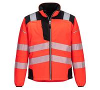 Veste Softshell haute visibilité Portwest T402 PW3 Red/Black Taille M
