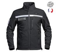 Veste softshell Sécurité Privé A10 Equipment Sécu-One HV-Tape Noir XS