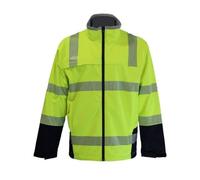 Veste Softshell STATION ACCESS HI-VIZ jaune fluo/bleu marine T2XL - COVERGUARD - 7STAYXXL M