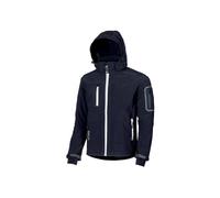 Veste softshell U-Power Metropolis, couleur : bleu foncé, taille : L
