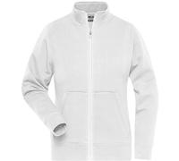 Veste Sweat Zippée Workwear - Femme - Jn1809 - Blanc