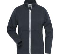 Veste Sweat Zippée Workwear - Femme - Jn1809 - Gris Carbone