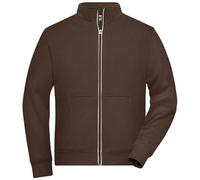 Veste Sweat Zippée Workwear - Homme - Jn1810 - Marron