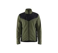 Veste Softshell - BLAKLADER - Tricotée Vert foncé / Noir 594225364199
