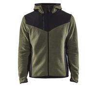 Veste tricotée à capuche avec softshell BLAKLADER
