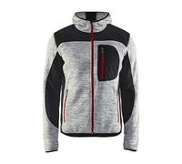 Veste tricotée grise et noire à capuche Blaklader 4930 - 493021179099 M