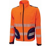 Veste U-Power Bea, couleur:orange fluo, taille:XL
