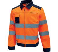 Veste U-Power Gleam, couleur : orange fluo, taille : S