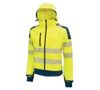 Veste U-Power Miky, couleur : jaune fluo, taille : L
