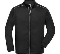 Veste Zippée Polaire Workwear Grandes Tailles - Homme - Jn898c - Noir