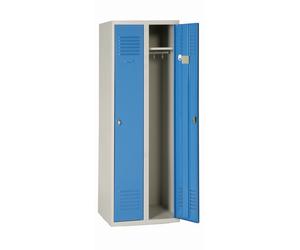 Vestiaire industrie AKAZE propre 2 colonne - H180cm x L60cm x P50cm - CV312DSP