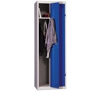 Vestiaire Industrie Propre 2 Colonnes - Gris/RAL 7035 - Portes Bleu, Gris, Rouge, Anthracite - Montage Facile