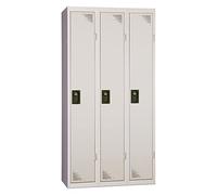 Vestiaire Industrie Propre - en kit - Gris - 3 colonnes - Largeur 90cm