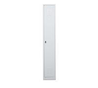 Vestiaire métal Budget monobloc industrie propre - 1 colonne L.30 cm - Gris