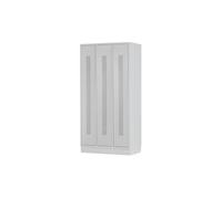 Vestiaire métallique 3 portes grises perforées MW Tools KL30G