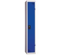 Vestiaire métallique Provost - 1 colonne à monter - Bleu RAL 5005