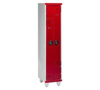 Vestiaire Porte L - 1 colonne 40 cm - Rouge
