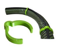 Vestigia - Clips de câble compatibles avec Festool CT CTL Mini/Midi Makita Bosch tuyau d'extraction de poussière 33/34 mm D27 D36 clips de fil lisses antistatiques (D36-38/43mm, Vert)