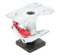 Vestil FL-ADJ-810 Verrou de sol réglable en acier moulé résistant 20,96-28,9 cm Hauteur étendue 15,2 à 22,9 cm