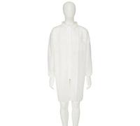 Manteau 3M 4400, blanc, taille L, matière 100% polypropylène, respirant, très léger, avec fermeture éclair x50 morceau