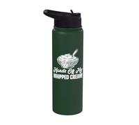 Vêtements à la crème fouettée - Design amusant pour les amateurs de desserts Stainless Steel Insulated Water Bottle