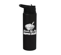 Vêtements à la crème fouettée - Design amusant pour les amateurs de desserts Stainless Steel Insulated Water Bottle