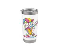 Vêtements de crème glacée Baseball Dabbing Drip Drip pour jeunes Gobelet isotherme en acier inoxydable double paroi