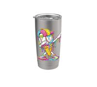 Vêtements de crème glacée Baseball Dabbing Drip Drip pour jeunes Gobelet isotherme en acier inoxydable double paroi