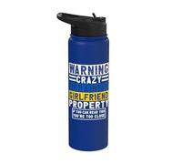 Vêtements de petit ami ukrainien | Funny Boyfriends Design Stainless Steel Insulated Water Bottle