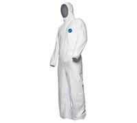 Vêtements de protection avec capuche, 25 pièces, taille X-Large, blanc, Tyvek 500 Xpert