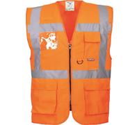 Vêtements de travail PORTWEST S476 orange Gilet de sécurité L