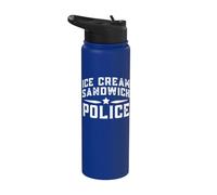 Vêtements sandwich à la crème glacée | Meilleur design de sandwichs amusants Stainless Steel Insulated Water Bottle